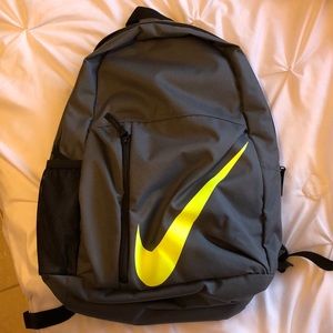 Gray Nike backpack